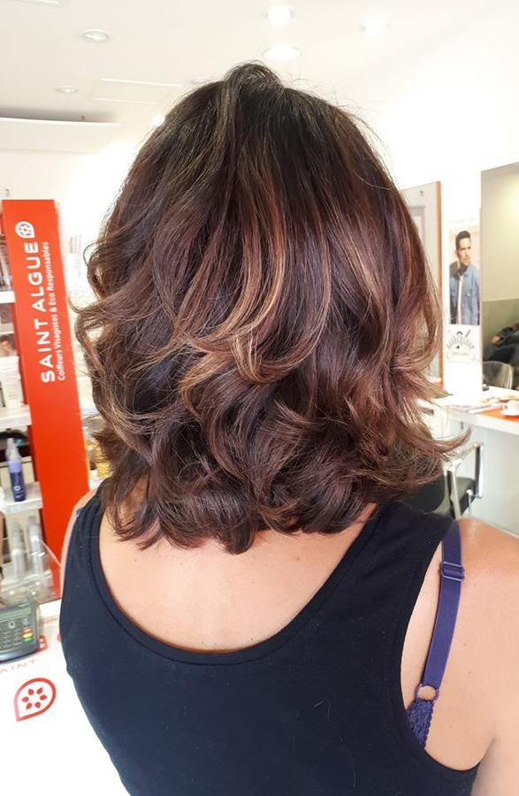 COULEUR MECHES CHOCOLAT NOISETTE